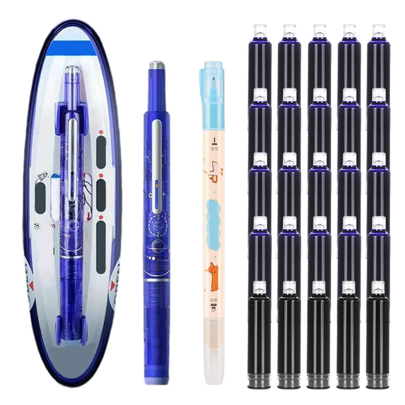 ✒️Quick-Dry Retractable Fountain Pen🏫💼