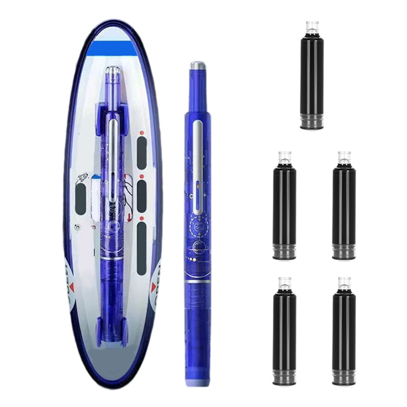 ✒️Quick-Dry Retractable Fountain Pen🏫💼