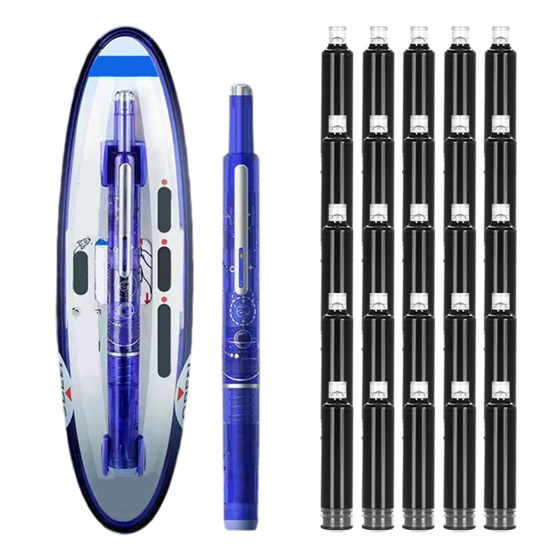 ✒️Quick-Dry Retractable Fountain Pen🏫💼