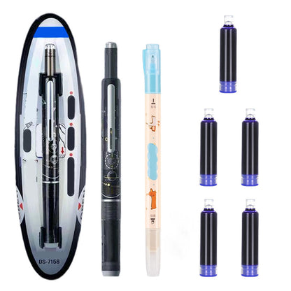 ✒️Quick-Dry Retractable Fountain Pen🏫💼