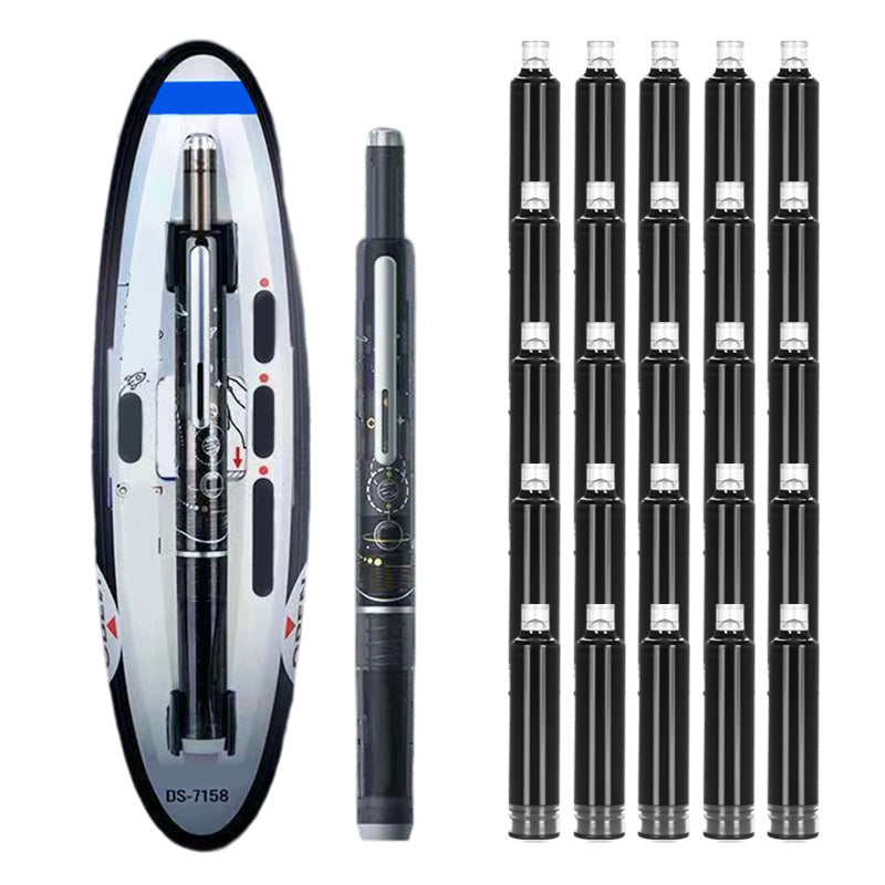 ✒️Quick-Dry Retractable Fountain Pen🏫💼