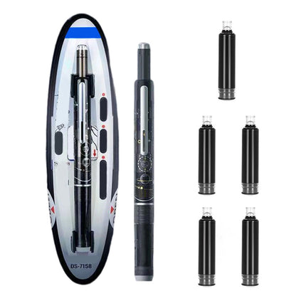 ✒️Quick-Dry Retractable Fountain Pen🏫💼