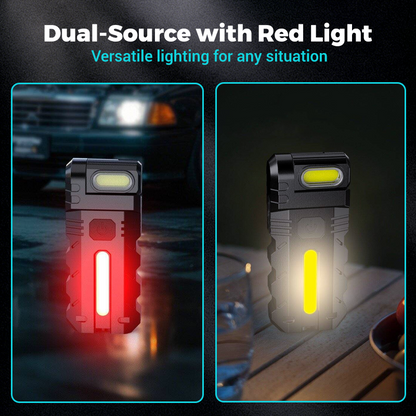 🥳2026 HOT SALE🥳💞50K+ SOLD!👴🛠️ 50% OFF! 180° Rotating LED Work Light – Magnetic base, hands-free & rechargeable. Bright light for DIY, car & home repairs. 🔦⚡