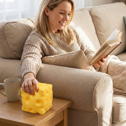 📢📢60% OFF !!!⏰Giant Cheese Stress Toy – Therapeutic Relief with Satisfying Squeeze! ✨