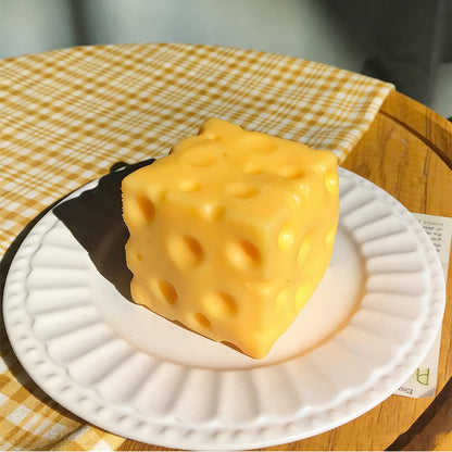 📢📢60% OFF !!!⏰Giant Cheese Stress Toy – Therapeutic Relief with Satisfying Squeeze! ✨