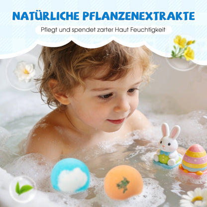 🎉🧼LAST DAY 50% OFF🛁 Natural Bath Bombs for Kids with Mega Bubbles & Surprise Inside 🥚✨