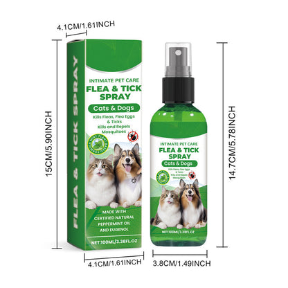 🔥Limited Time Promotion 50% OFF🐶🐱Natural Flea & Tick Spray for Dogs and Cats🐾 Keep Your Beloved Pet Free From Pests