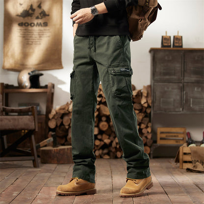 👖 2026 New Upgrade ＆ Hot Sale🔥🛠️ Men's Cotton Cargo Tactical Pants – Multi-Pocket, Reinforced Construction & Adjustable Waist 🔧