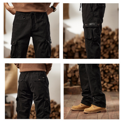 👖 2026 New Upgrade ＆ Hot Sale🔥🛠️ Men's Cotton Cargo Tactical Pants – Multi-Pocket, Reinforced Construction & Adjustable Waist 🔧