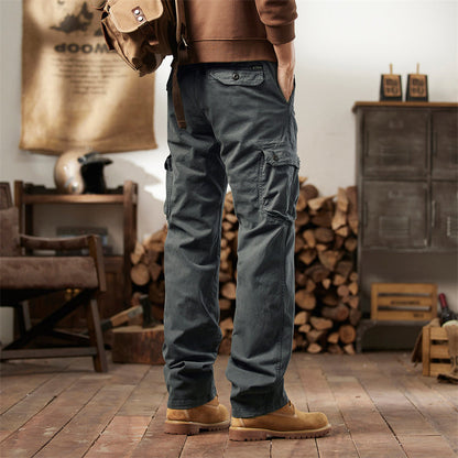 👖 2026 New Upgrade ＆ Hot Sale🔥🛠️ Men's Cotton Cargo Tactical Pants – Multi-Pocket, Reinforced Construction & Adjustable Waist 🔧