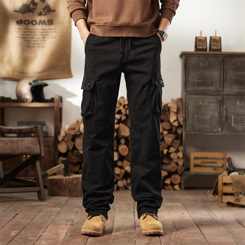 👖 2026 New Upgrade ＆ Hot Sale🔥🛠️ Men's Cotton Cargo Tactical Pants – Multi-Pocket, Reinforced Construction & Adjustable Waist 🔧