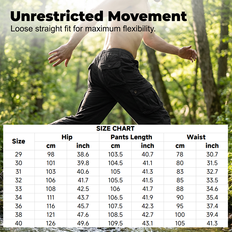 👖 2026 New Upgrade ＆ Hot Sale🔥🛠️ Men's Cotton Cargo Tactical Pants – Multi-Pocket, Reinforced Construction & Adjustable Waist 🔧