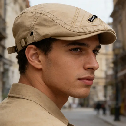 🧢 New arrival Sale🌬️ All-Season Breathable Classic Flat Cap – Ivy Design, Adjustable Fit & Versatile Colors 💼