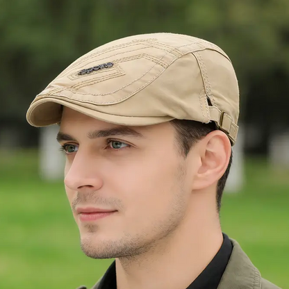 🧢 New arrival Sale🌬️ All-Season Breathable Classic Flat Cap – Ivy Design, Adjustable Fit & Versatile Colors 💼