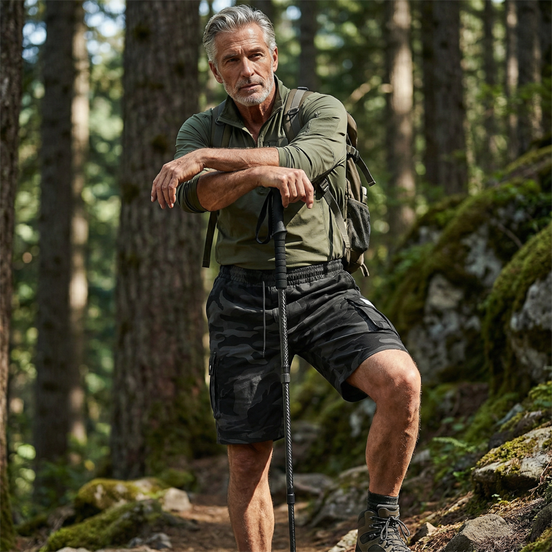 Men's Relaxed Fit Tactical Cargo Shorts – Multiple pockets, durable fabric & perfect for outdoor, work or daily wear 🔥