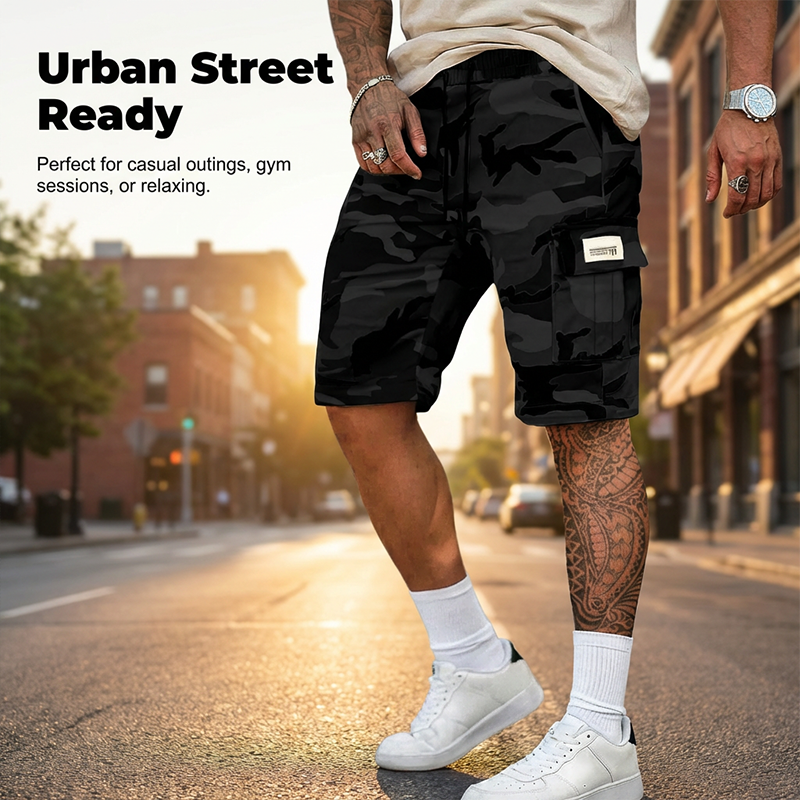 Men's Relaxed Fit Tactical Cargo Shorts – Multiple pockets, durable fabric & perfect for outdoor, work or daily wear 🔥