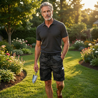 Men's Relaxed Fit Tactical Cargo Shorts – Multiple pockets, durable fabric & perfect for outdoor, work or daily wear 🔥