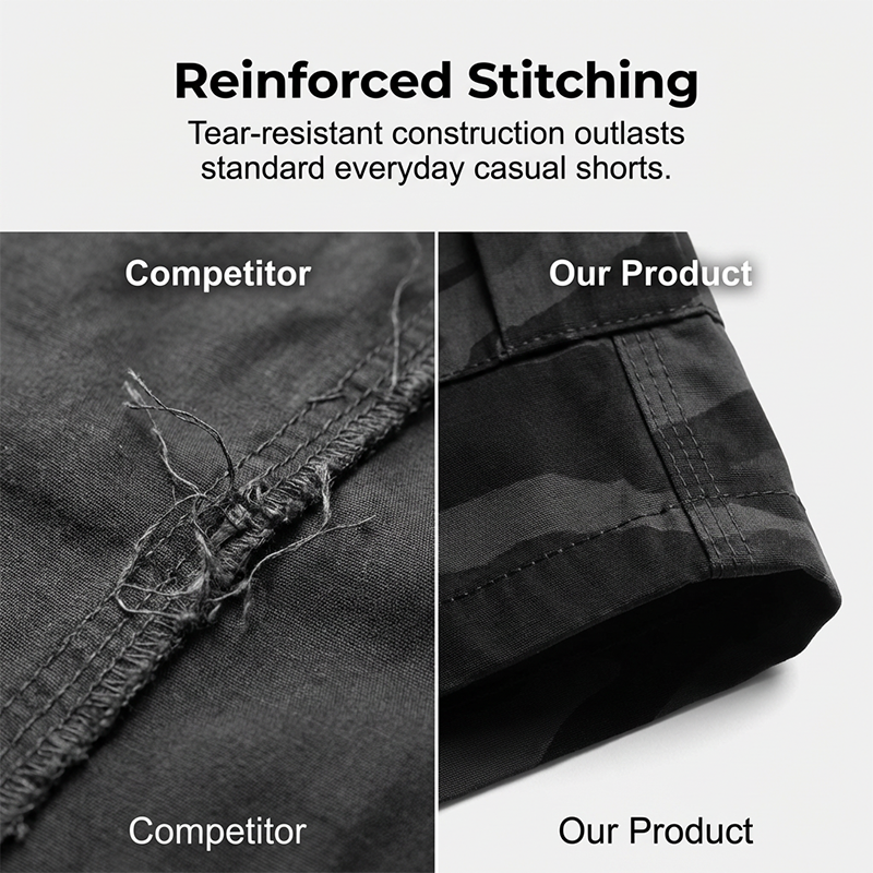 Men's Relaxed Fit Tactical Cargo Shorts – Multiple pockets, durable fabric & perfect for outdoor, work or daily wear 🔥