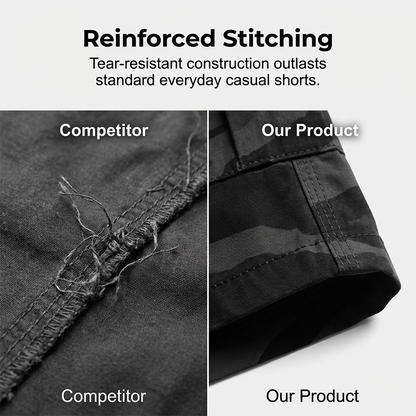 Men's Relaxed Fit Tactical Cargo Shorts – Multiple pockets, durable fabric & perfect for outdoor, work or daily wear 🔥