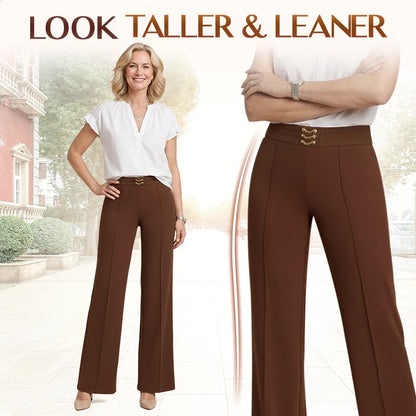 🎁New arrival 70% OFF💥Women's High-Waist Wide-Leg Trousers