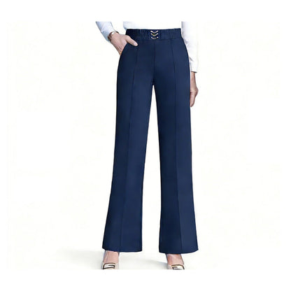 🎁New arrival 70% OFF💥Women's High-Waist Wide-Leg Trousers