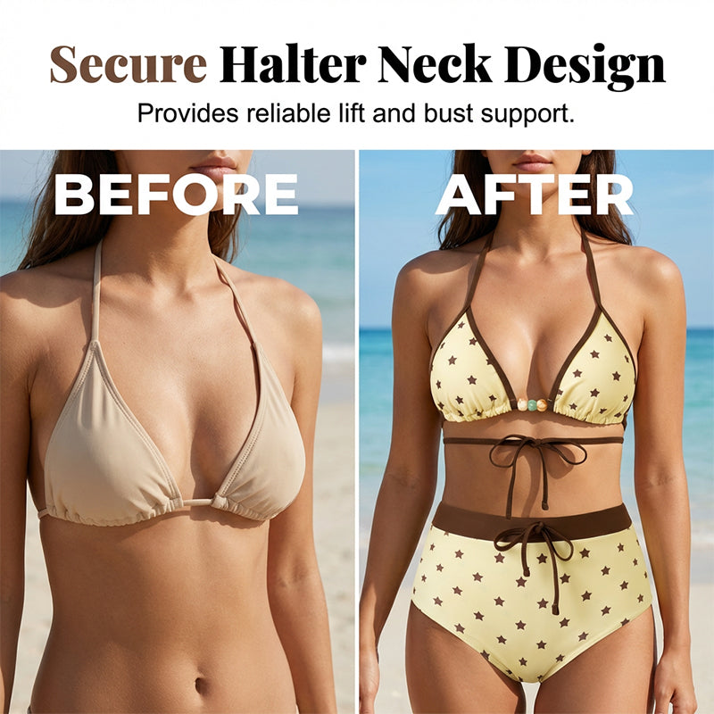 Women's Sexy Two Piece Drawstring Swimsuit