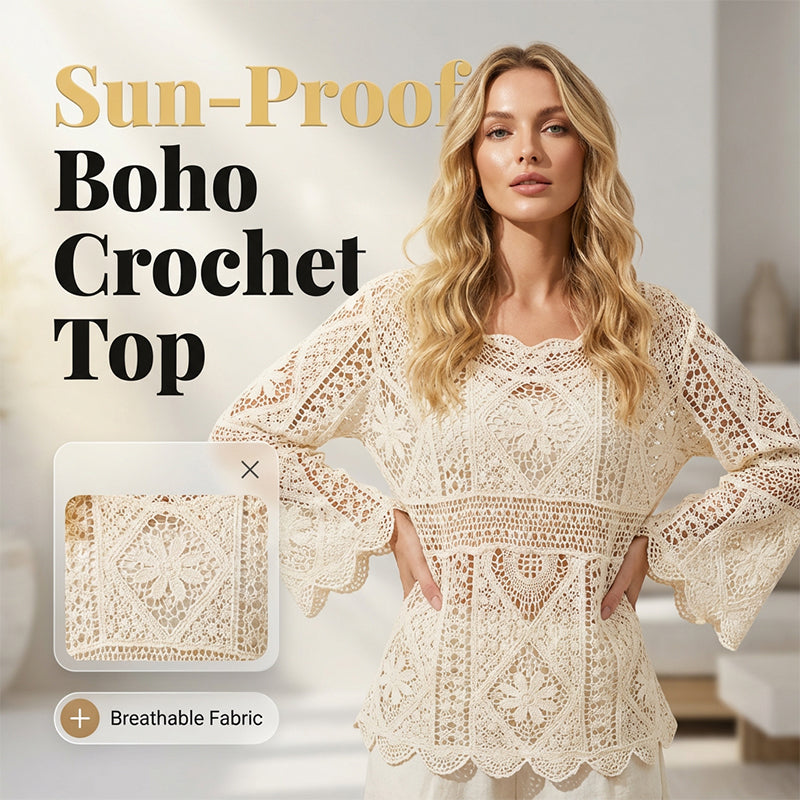 🥳2026 HOT SALE🥳Women's Vintage-Inspired Lace Cover-Up Blouse