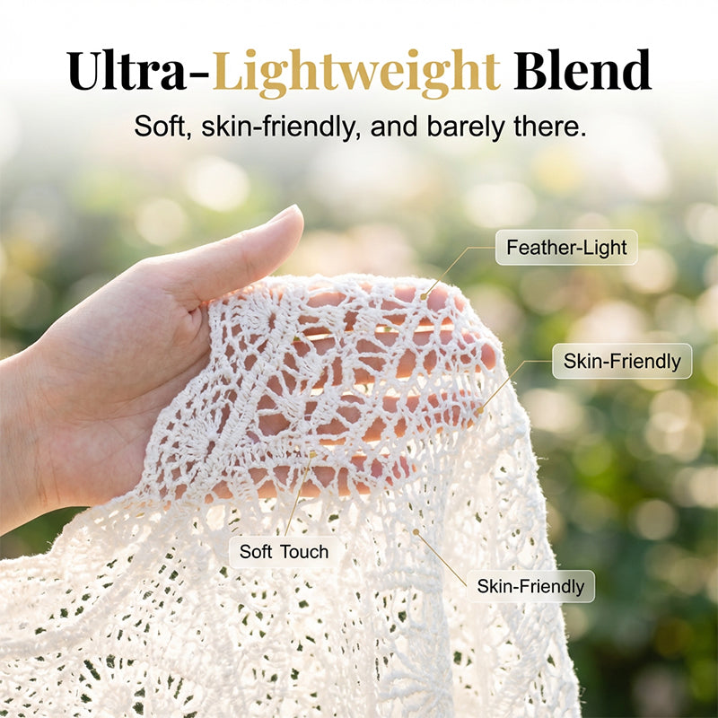 🥳2026 HOT SALE🥳Women's Vintage-Inspired Lace Cover-Up Blouse