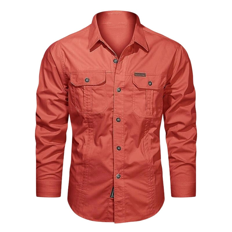 🔥2026 HOT SALE🔥Men's Long Sleeve Cotton Workwear Shirt