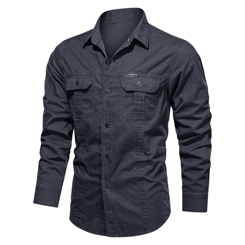 🔥2026 HOT SALE🔥Men's Long Sleeve Cotton Workwear Shirt