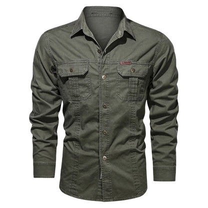 🔥2026 HOT SALE🔥Men's Long Sleeve Cotton Workwear Shirt