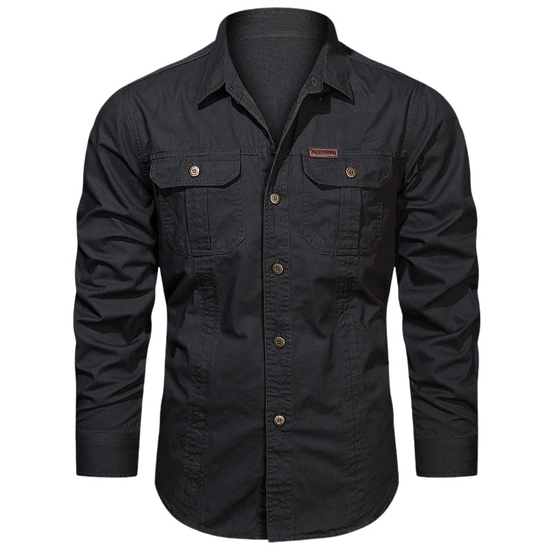 🔥2026 HOT SALE🔥Men's Long Sleeve Cotton Workwear Shirt