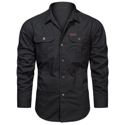 🔥2026 HOT SALE🔥Men's Long Sleeve Cotton Workwear Shirt