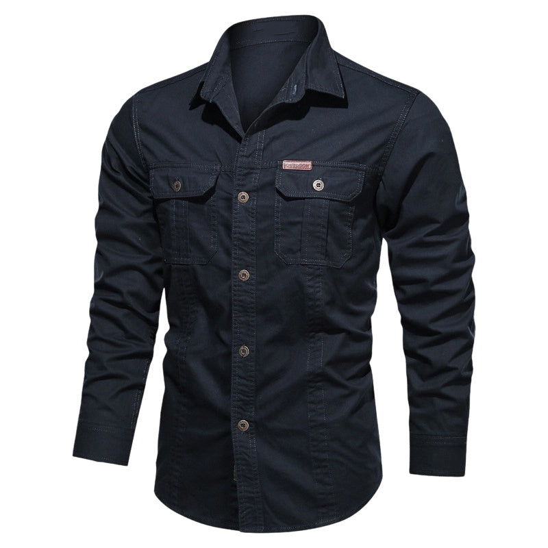 🔥2026 HOT SALE🔥Men's Long Sleeve Cotton Workwear Shirt