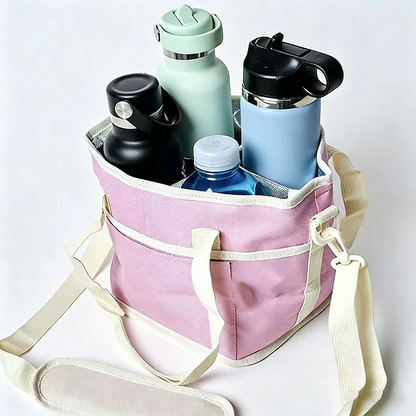 🔥4-Cup Drink Carrier Tote with Shoulder Strap