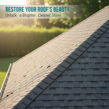 🔥Last Day Promotion - ONLY £9.99!!⚡50K+ SOLD!🏠Multi-Surface Roof Moss & Algae Cleaner Spray