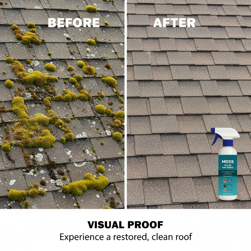 🔥Last Day Promotion - ONLY £9.99!!⚡50K+ SOLD!🏠Multi-Surface Roof Moss & Algae Cleaner Spray