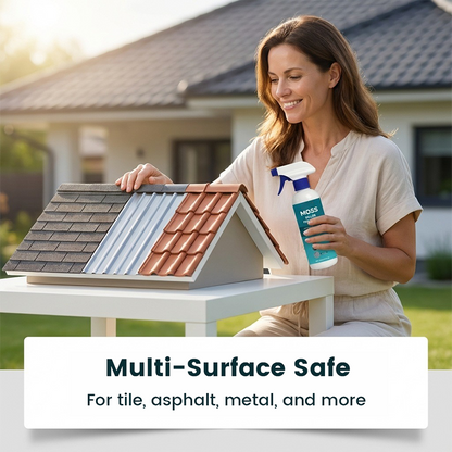 🔥Last Day Promotion - ONLY £9.99!!⚡50K+ SOLD!🏠Multi-Surface Roof Moss & Algae Cleaner Spray
