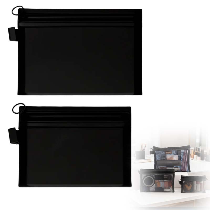 Portable Mesh Cosmetics Storage Bag