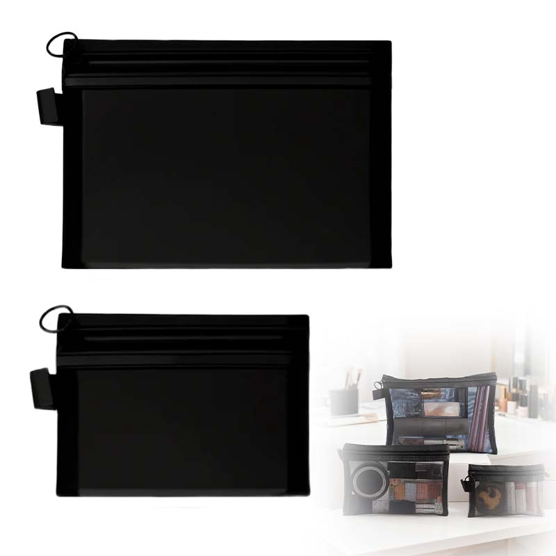 Portable Mesh Cosmetics Storage Bag