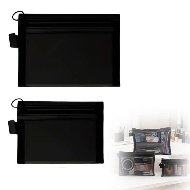 Portable Mesh Cosmetics Storage Bag