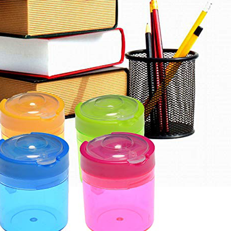 Mini Double-Hole Plastic Pencil Sharpener
