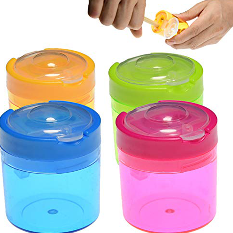 Mini Double-Hole Plastic Pencil Sharpener