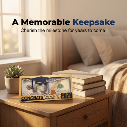 🥳2026 HOT SALE💥Creative Wooden Graduation Money Holder