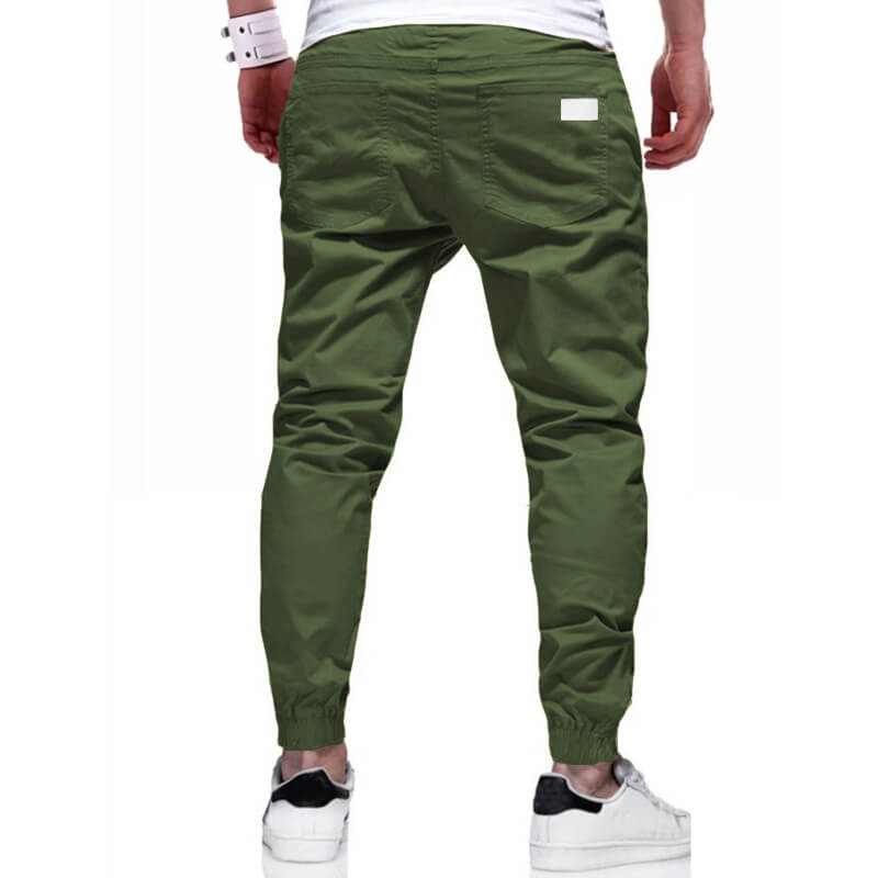 👖🏃 Men's Casual Joggers – Drawstring Elastic Waist, Slim Fit & High Stretch – Perfect for All Seasons 🌧️
