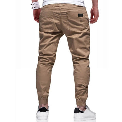 👖🏃 Men's Casual Joggers – Drawstring Elastic Waist, Slim Fit & High Stretch – Perfect for All Seasons 🌧️