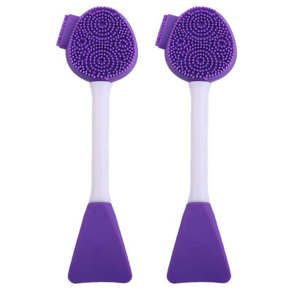🔥2026 HOT SALE💞50K+ SOLD!⚡Dual-Ended Silicone Face Mask Applicator Brush