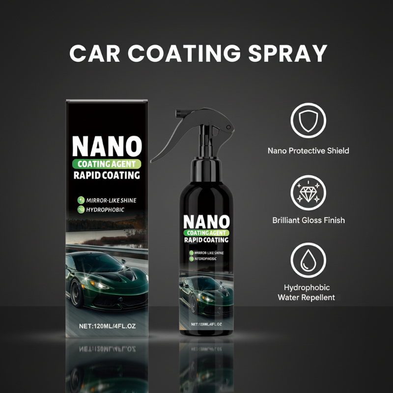 🔥Buy 2 Get 1 Free🎁Rapid Action Nano Ceramic Car Coating Spray