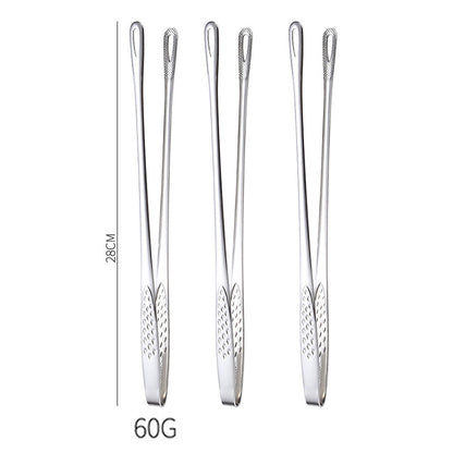 🏆 Last Day Special Price £9.99 ! 🔥Buy 2 Get 1 Free🎁28cm Super Long Stainless Steel Grill Tongs