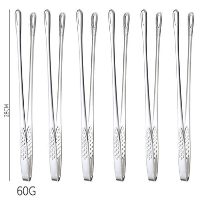 🏆 Last Day Special Price £9.99 ! 🔥Buy 2 Get 1 Free🎁28cm Super Long Stainless Steel Grill Tongs